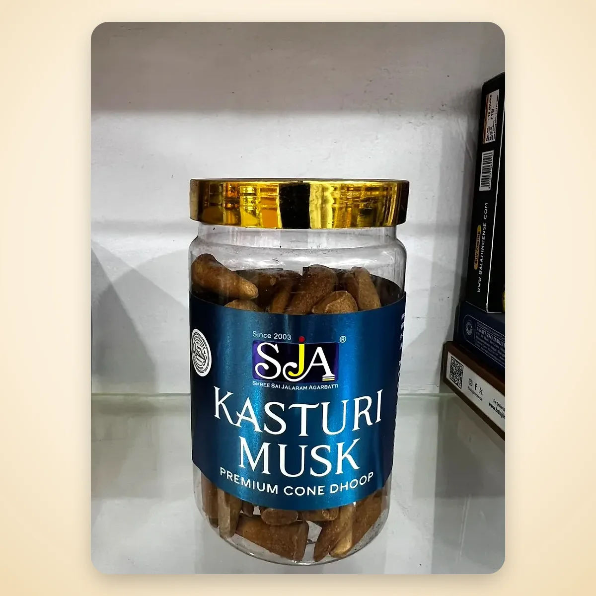 SJA Kasturi Musk Premium Cone Dhoop