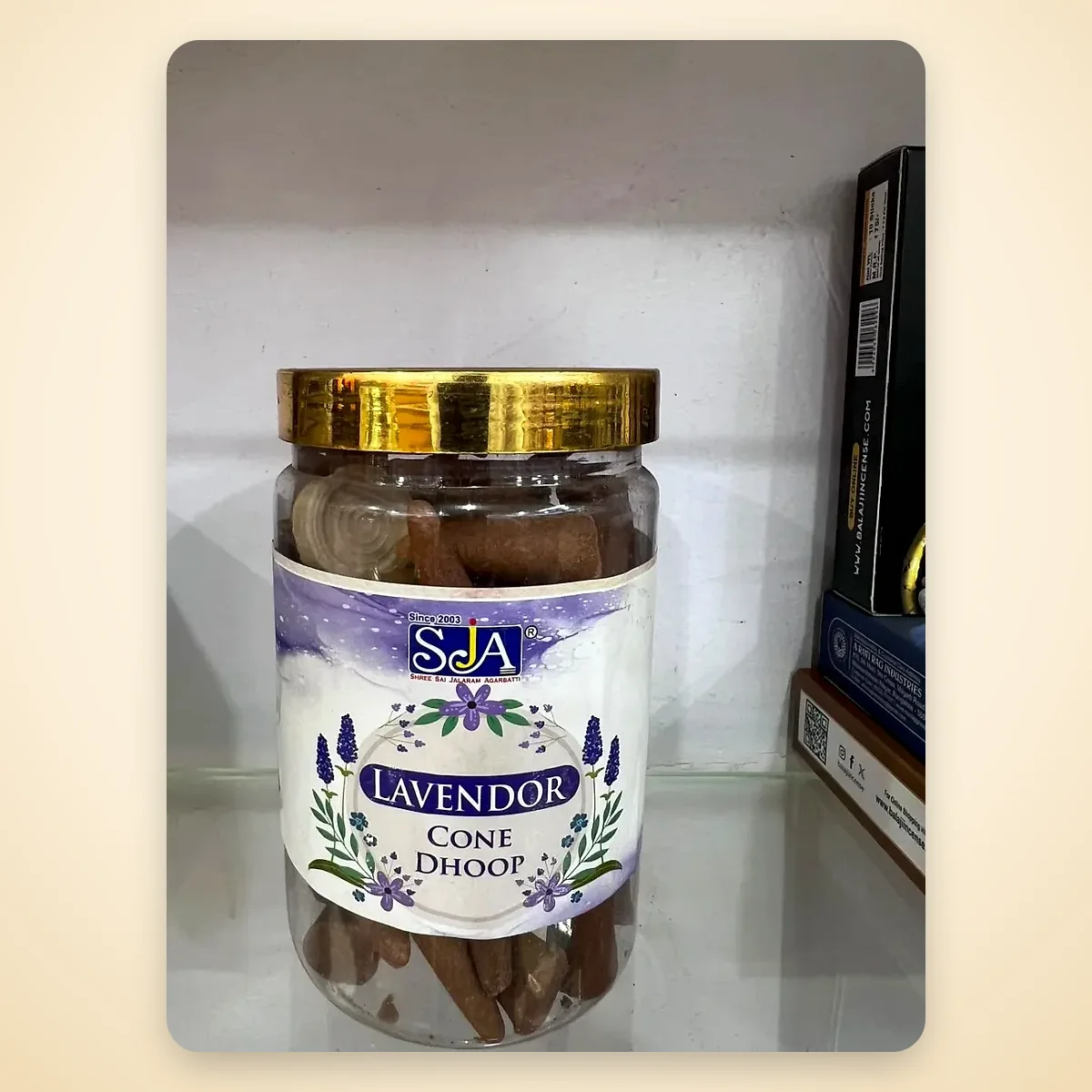 SJA Lavendor Cone Dhoop