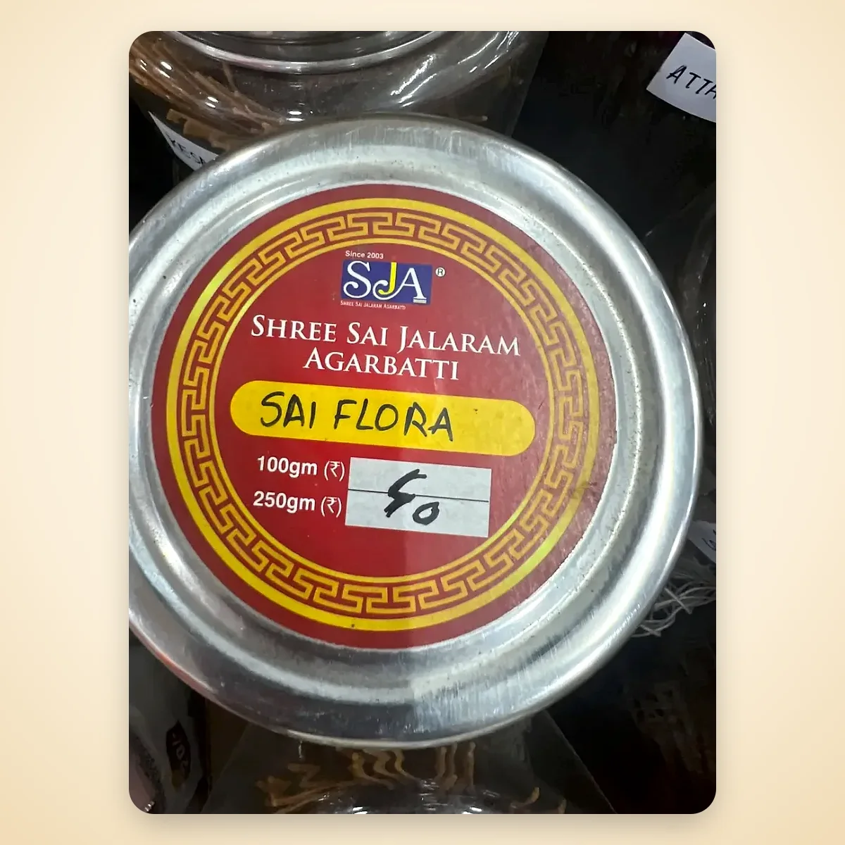 SJA Sai Flora Agarbatti