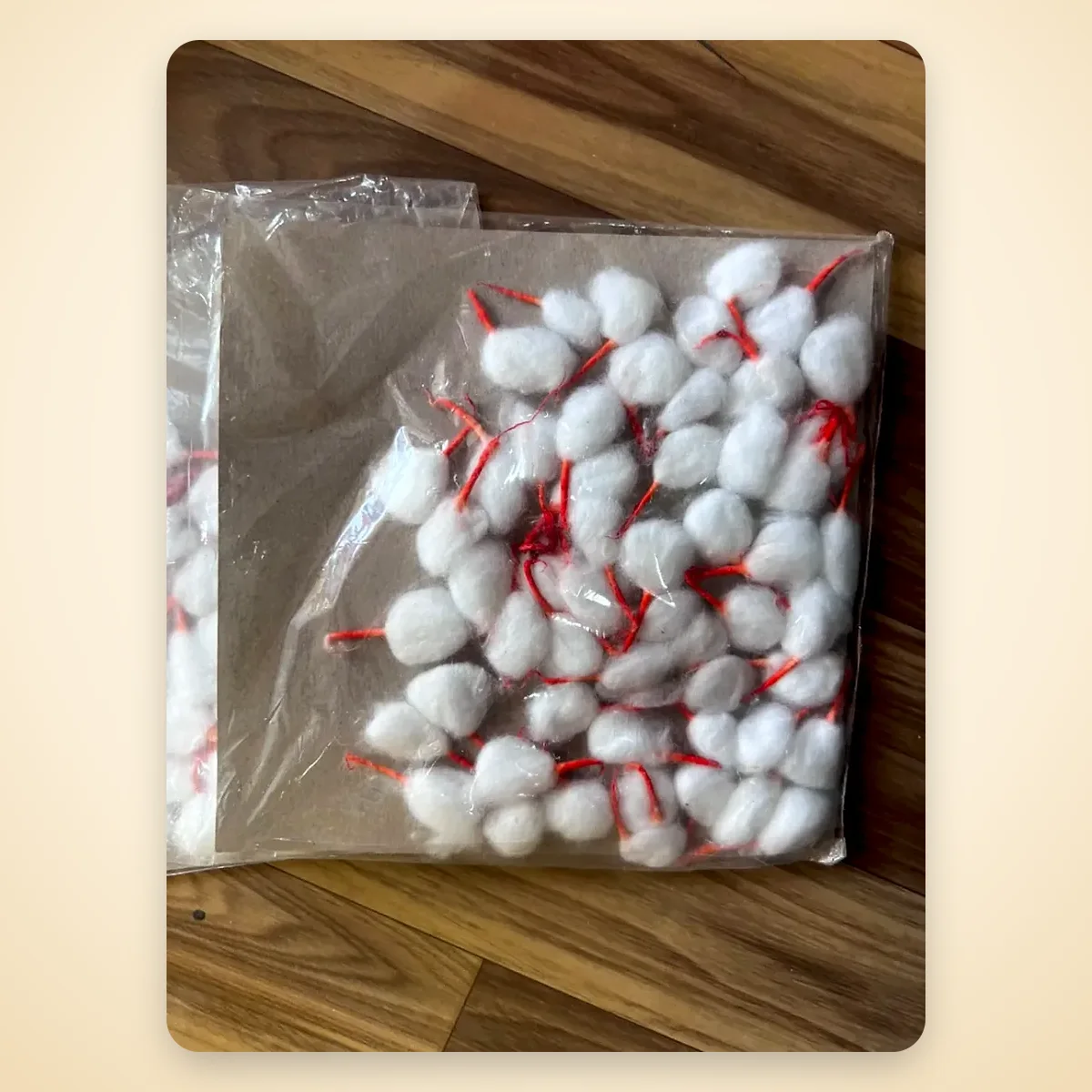 Rui Batti - Round Cotton Wicks with Red Dhaga